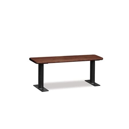 Salsbury Industries Salsbury 77784DRK 18 In. H X 48 In. W X 9.50 In. D Wood Locker Bench In Dark 77784DRK